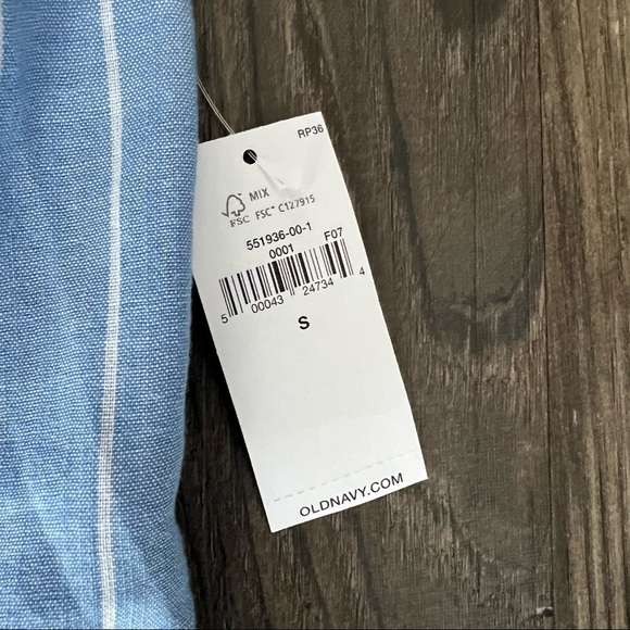 Old Navy NWT Chambray Style Summer Midi Dress - Picture 11 of 16